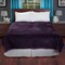 Hastings Home Hastings Home Solid Soft Heavy Thick Plush Mink Blanket 8 pound - Purple 542100CYQ - alternate 1